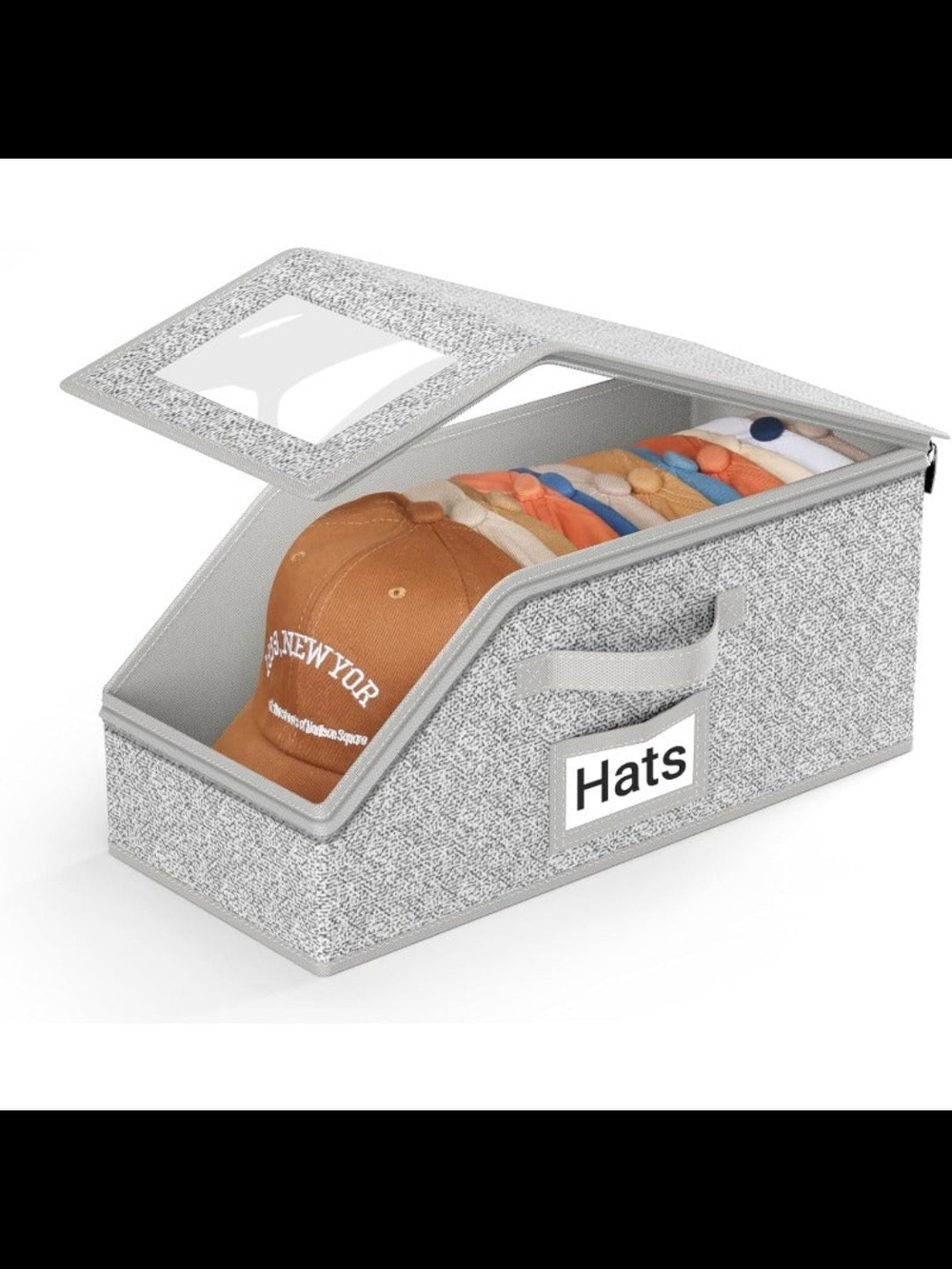 Hat Storage Box Gray